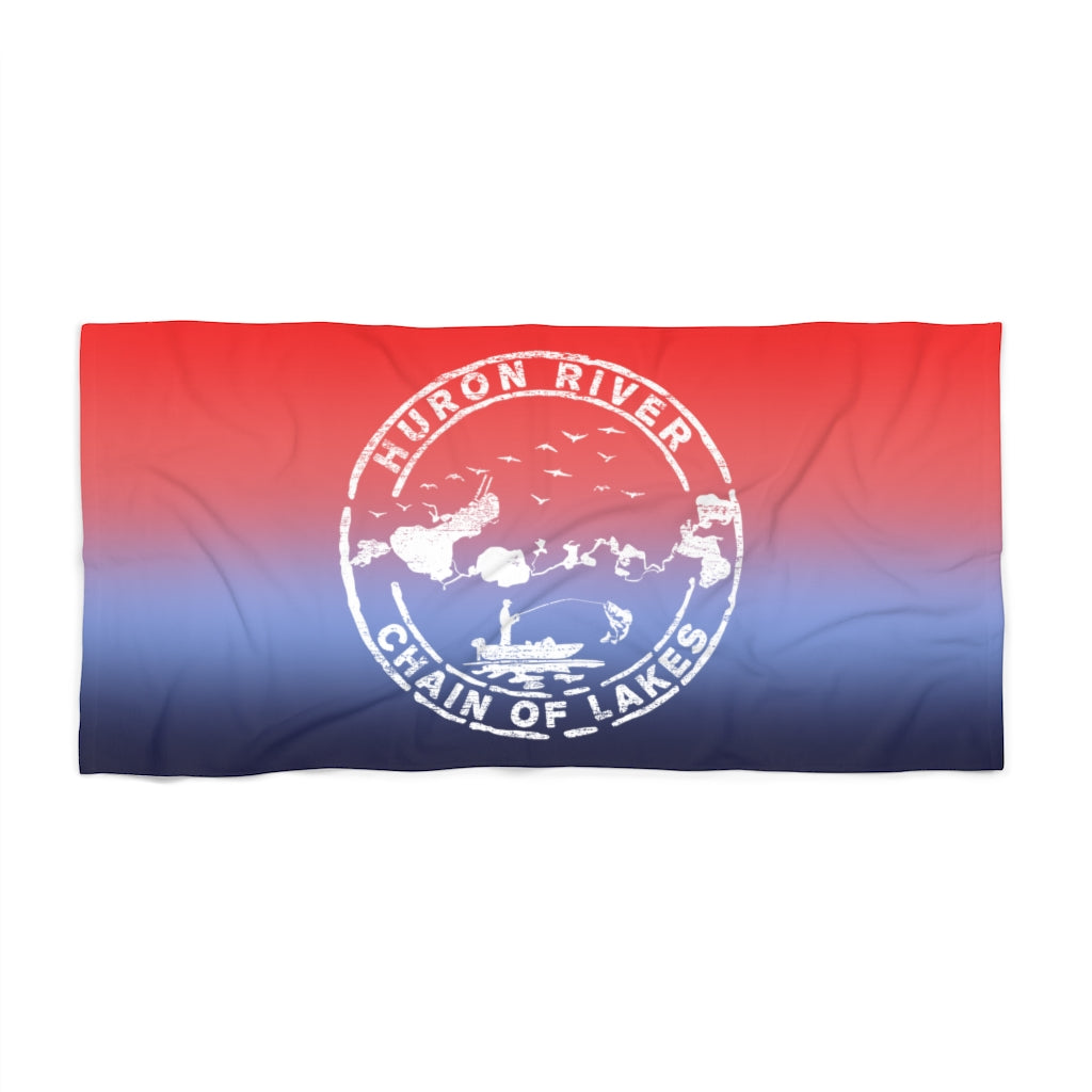 Beach Towel - HRCL Fishing Logo - HRCL FL