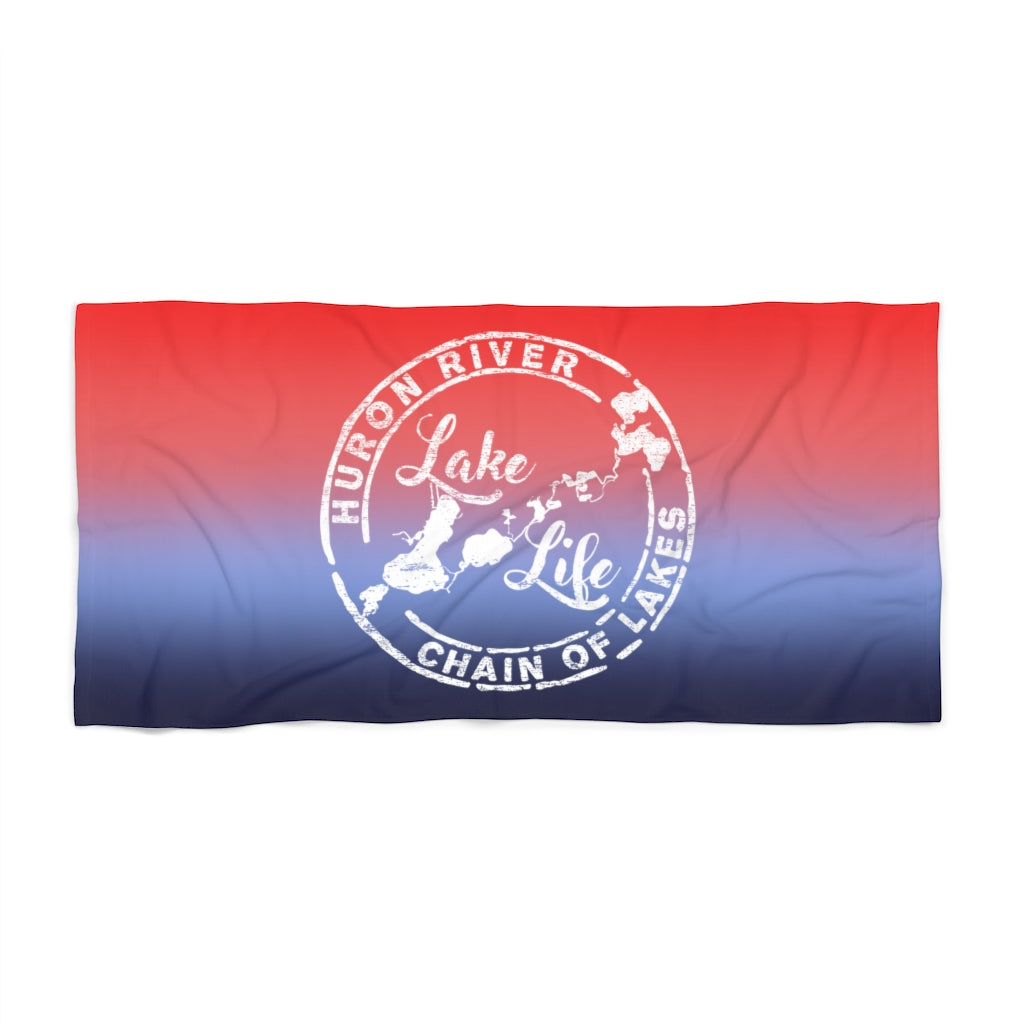 Beach Towel - HRCL Lake Life Logo - HRCL LL