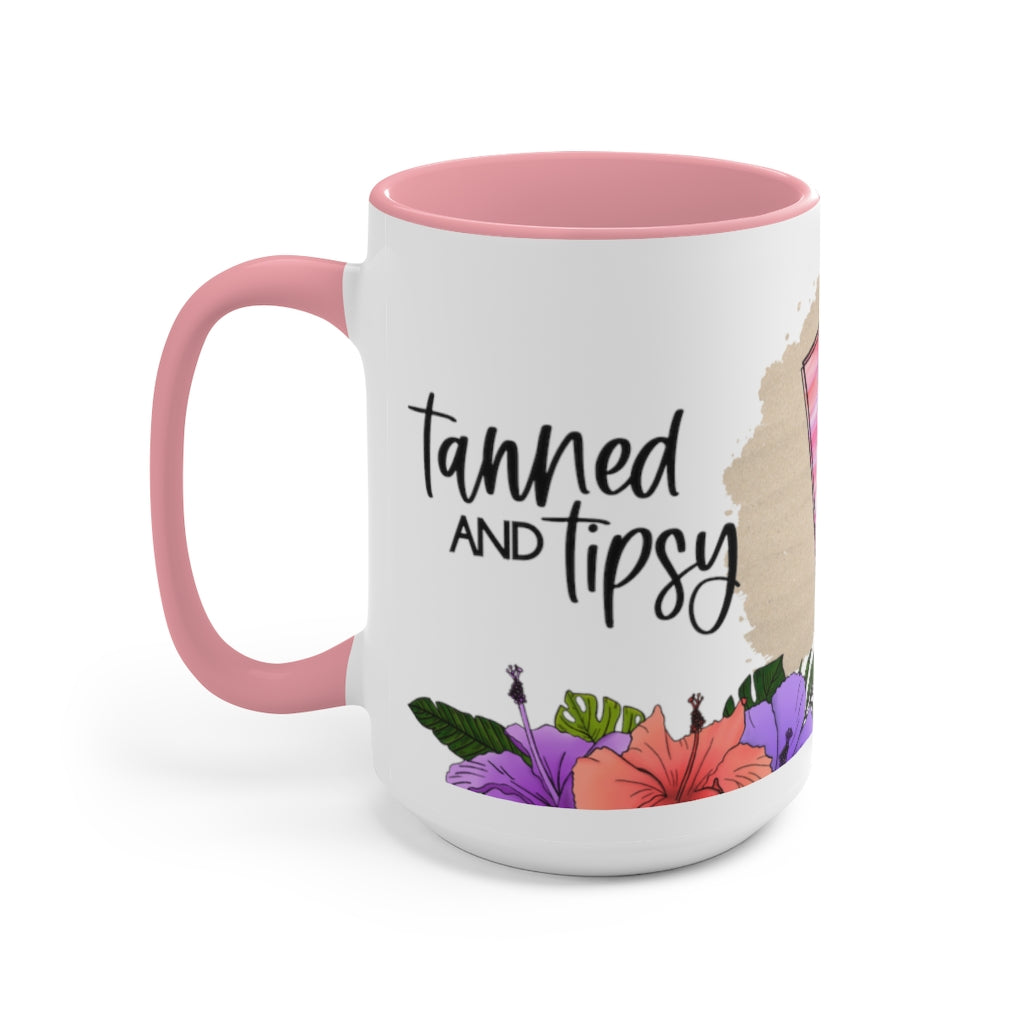 Tanned and Tipsy 15oz  Mug