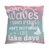 Outdoor Pillows - Boat Waves - HRCL LL