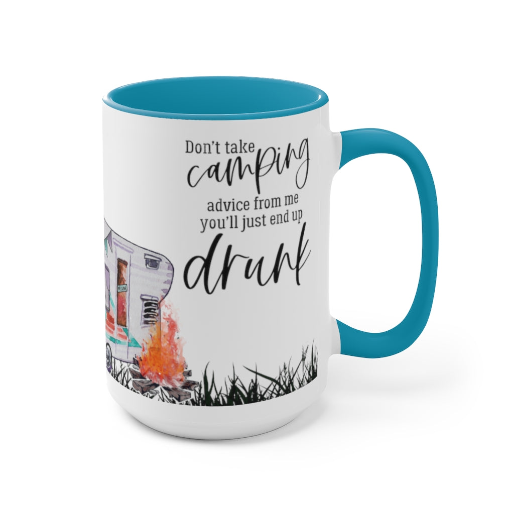 Camping Advice - 15oz Mug