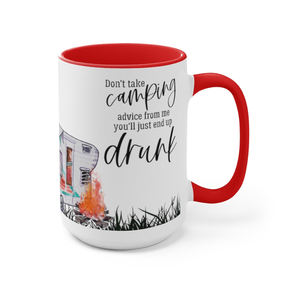 Camping Advice - 15oz Mug