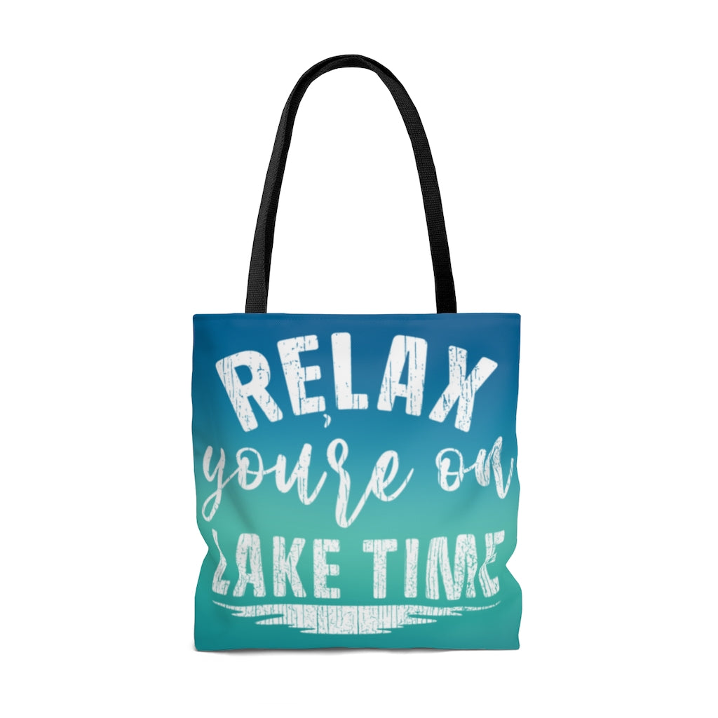 Beach Bag - Relax You're on Lake Time - HRCL LL