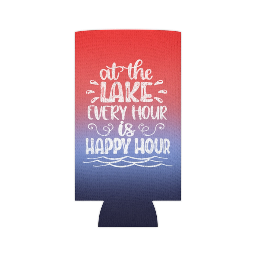 ***2 SIDED***  Regular & Slim Can Coolers 2 Sided - Happy Hour - HRCL FL