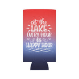 Regular & Slim Can Coolers 2 Sided - Happy Hour - HRCL FL