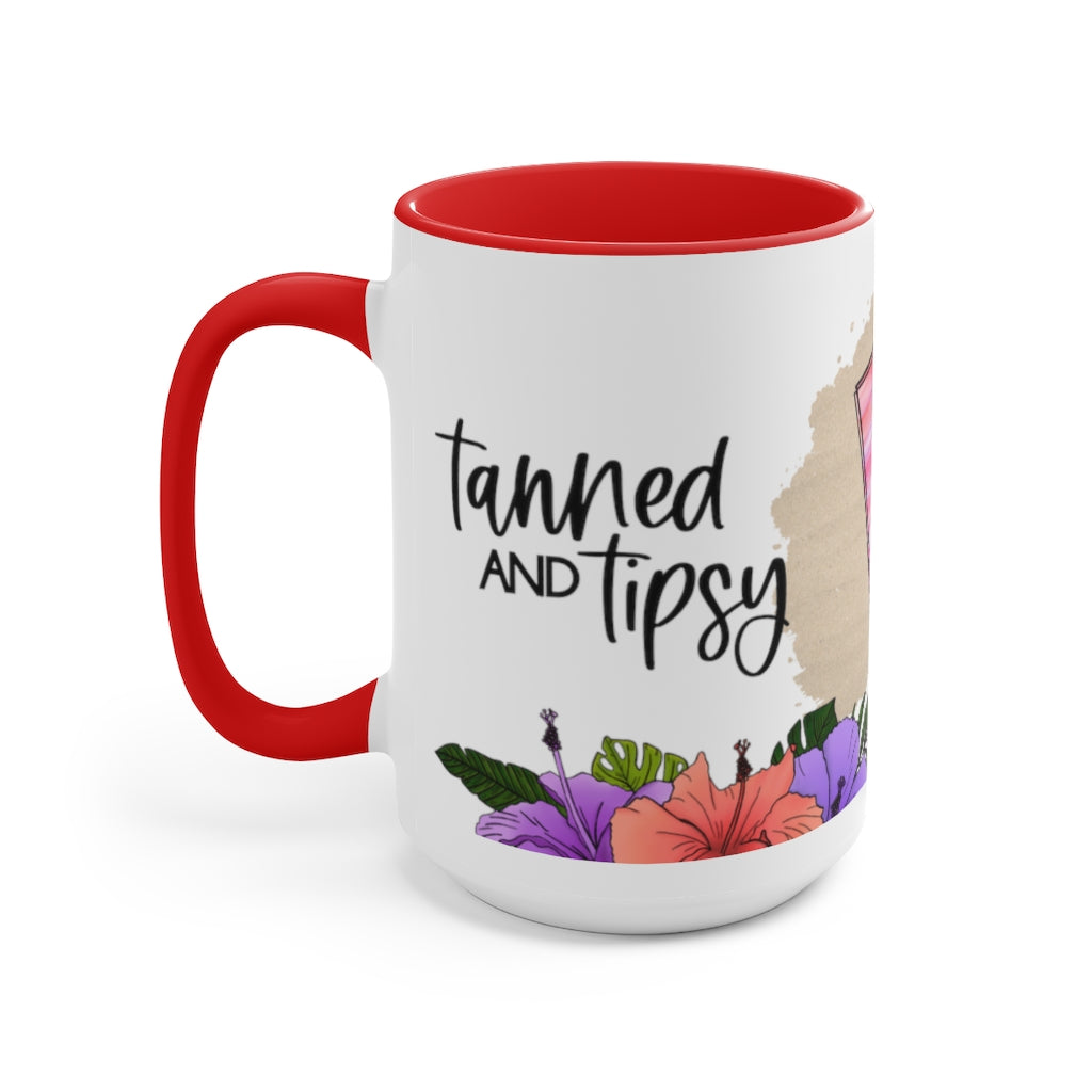 Tanned and Tipsy 15oz  Mug