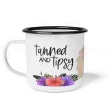 Tanned and Tipsy Camp Mug