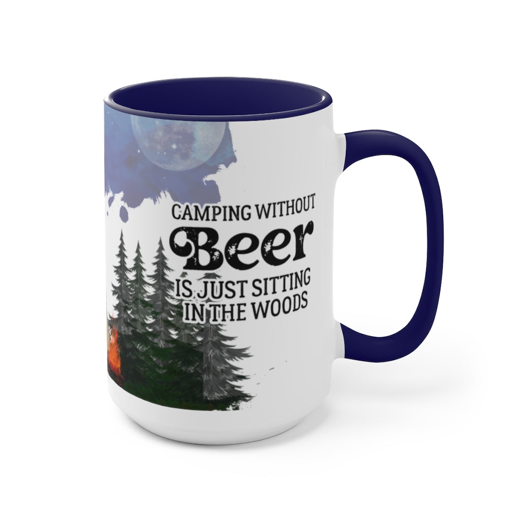 Camping Without Beer 15oz Mug