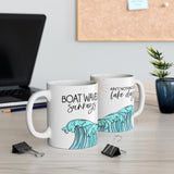 Boat Waves Sunrays 11oz Mug