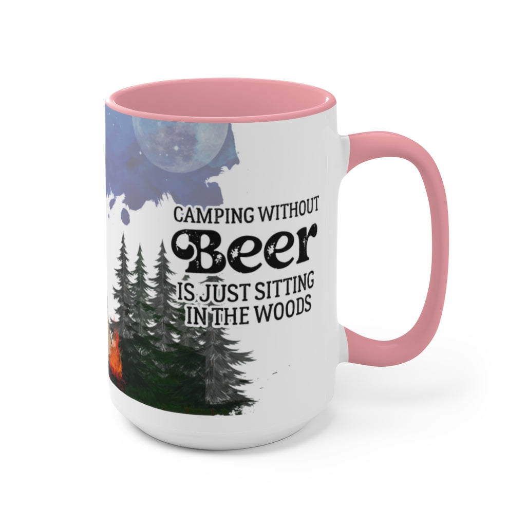 Camping Without Beer 15oz Mug