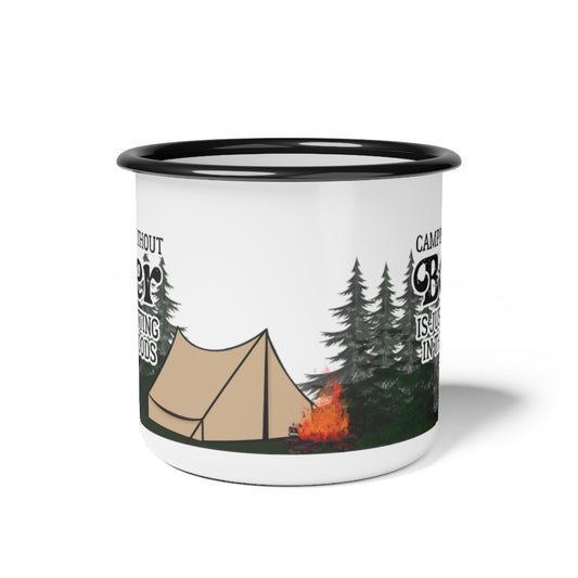 Camping Without Beer Camp Mug