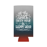 ***2 SIDED***  Regular & Slim Can Coolers 2 Sided - Happy Hour - HRCL LL